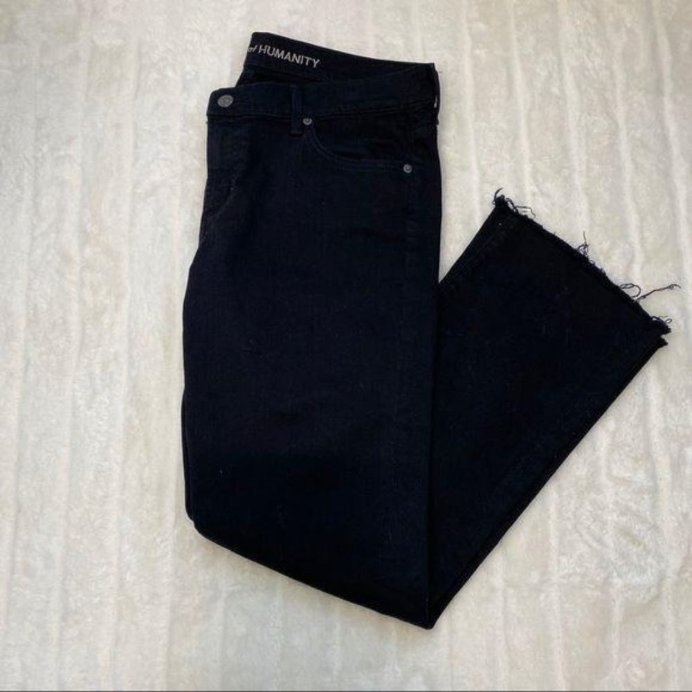 Citizens of Humanity Black Raw Hem Jeans Size 31